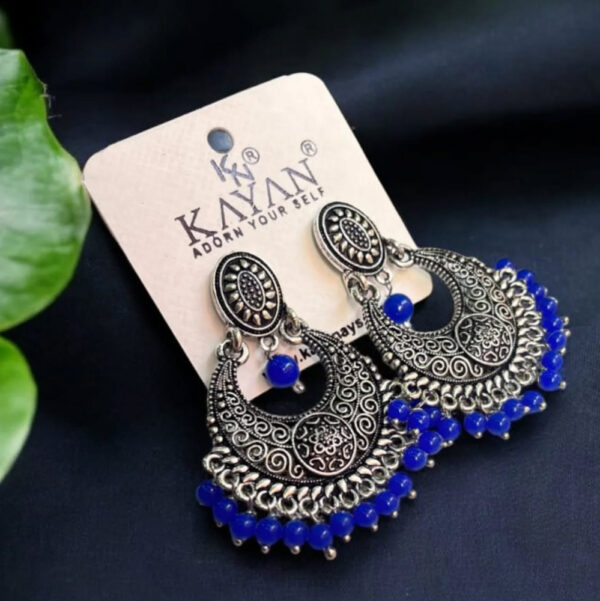 Chand Bali Oxidised Earring